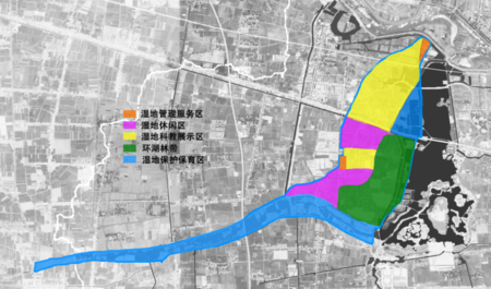 阜阳市颍州区西湖小流域湿地分区